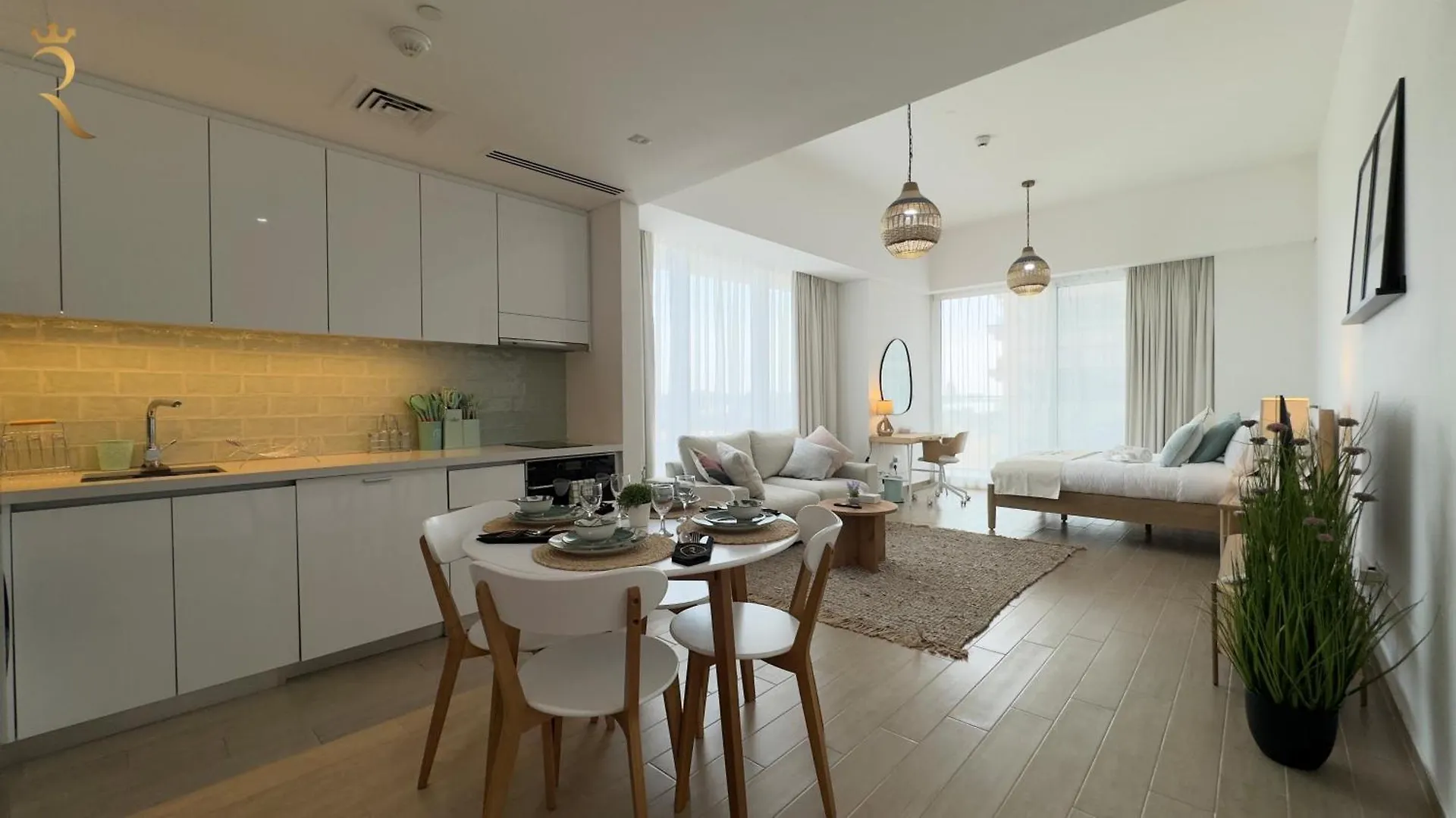 Апартаменты Mayan Yas Sea Studio Ideal Stay For 4 Guest Абу-Даби ОАЭ