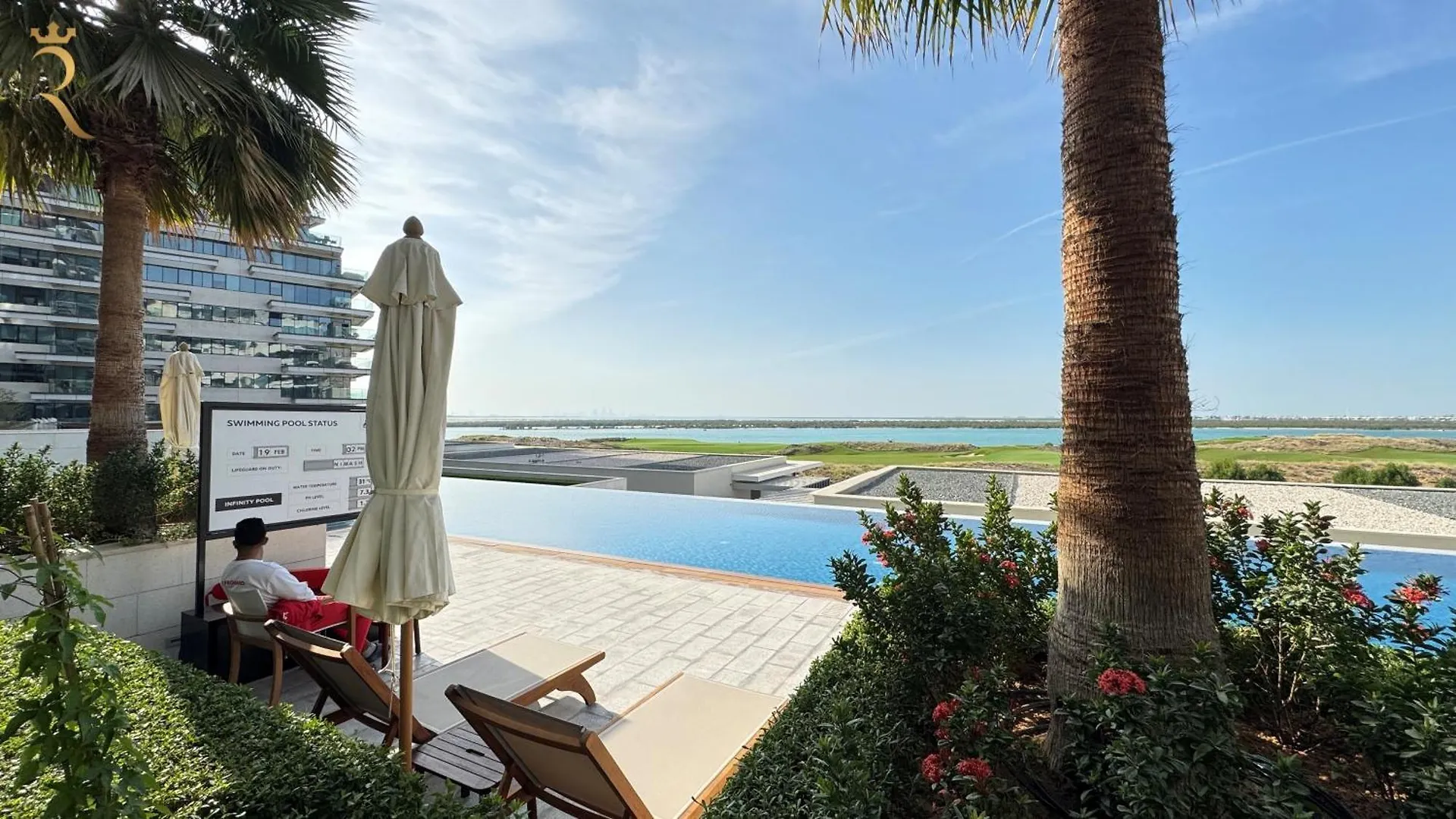 Mayan Yas Sea Studio Ideal Stay For 4 Guest 阿布扎比