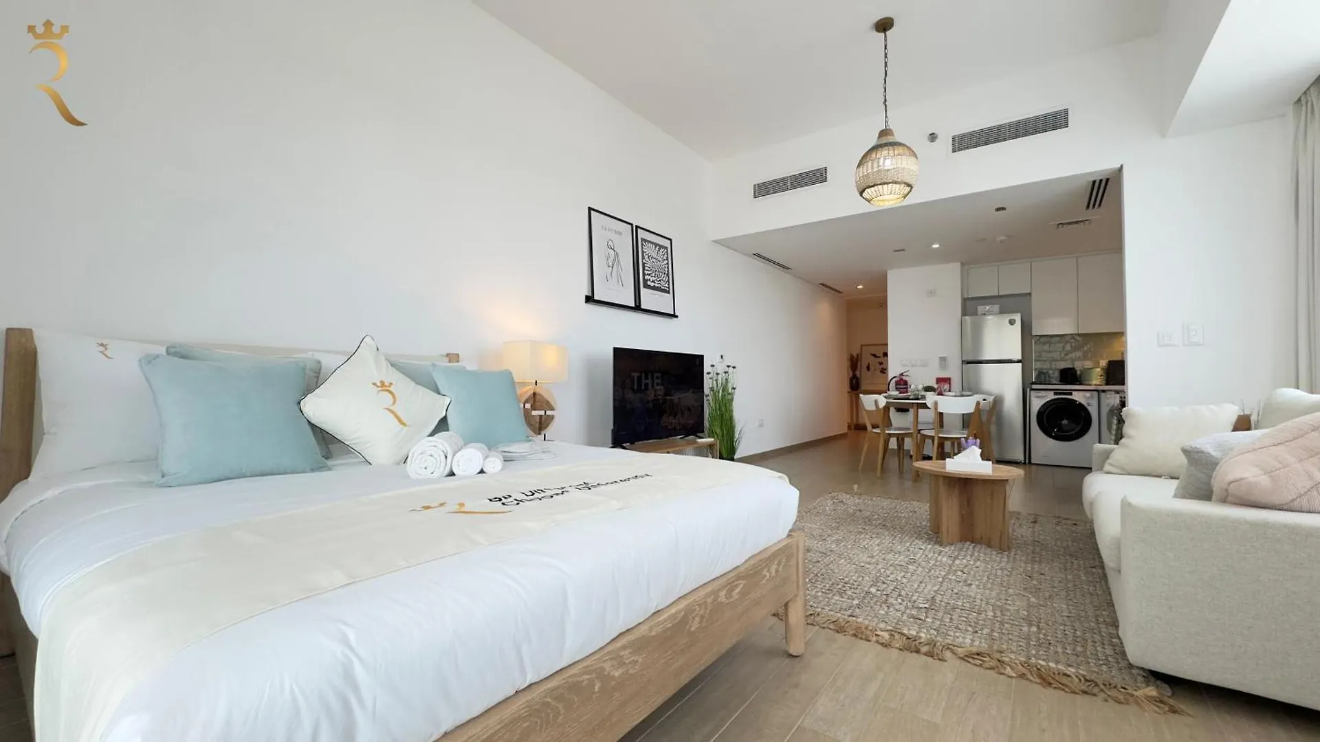 Mayan Yas Sea Studio Ideal Stay For 4 Guest 아부다비 아파트